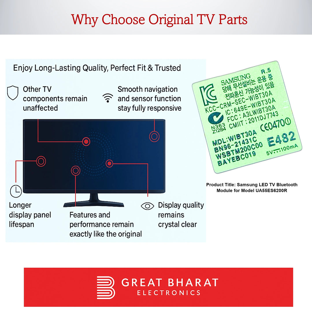 Samsung LED TV Bluetooth Module for Model UA55ES6200R