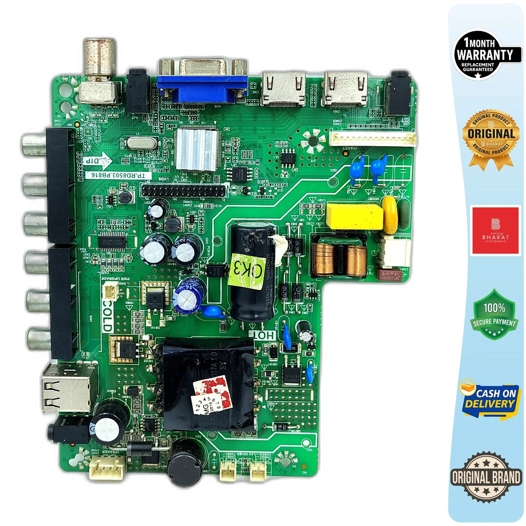 BPL T32BH30A Motherboard – BPL 32 Inch LED TV Main Board Replacement - Great Bharat Electronics