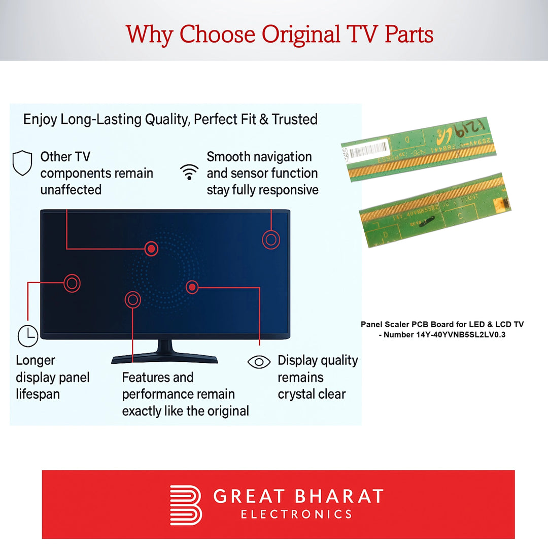 LED/LCD TV Scaler PCB Board - PCB 14Y-40YVNB5SL2LV0.3