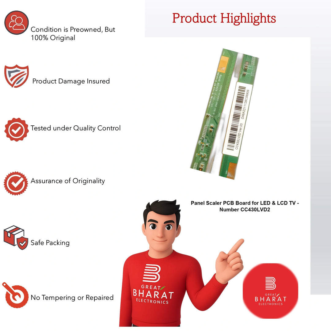 LED/LCD TV Scaler PCB Board - PCB CC430LVD2