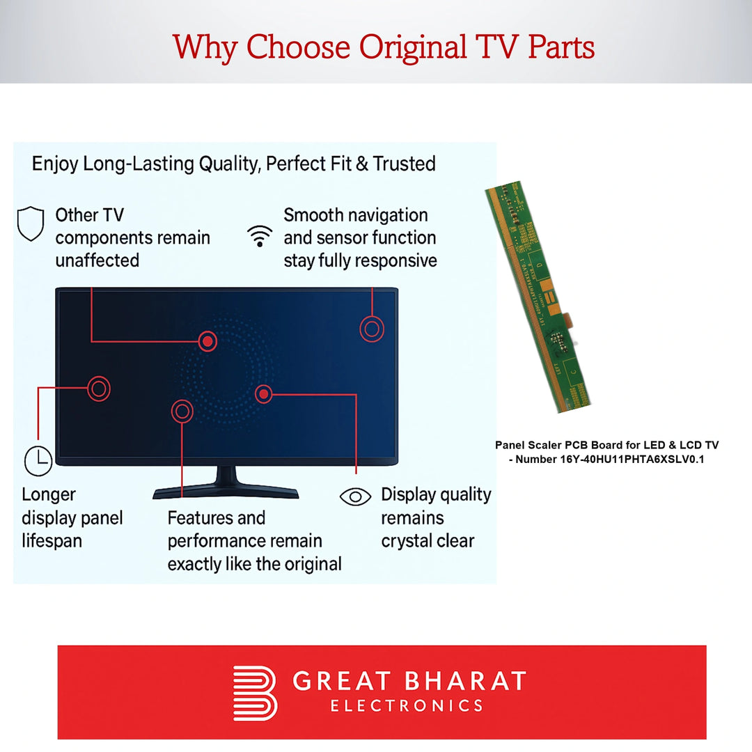 LED/LCD TV Scaler PCB Board - PCB 16Y-40HU11PHTA6XSLV0.1