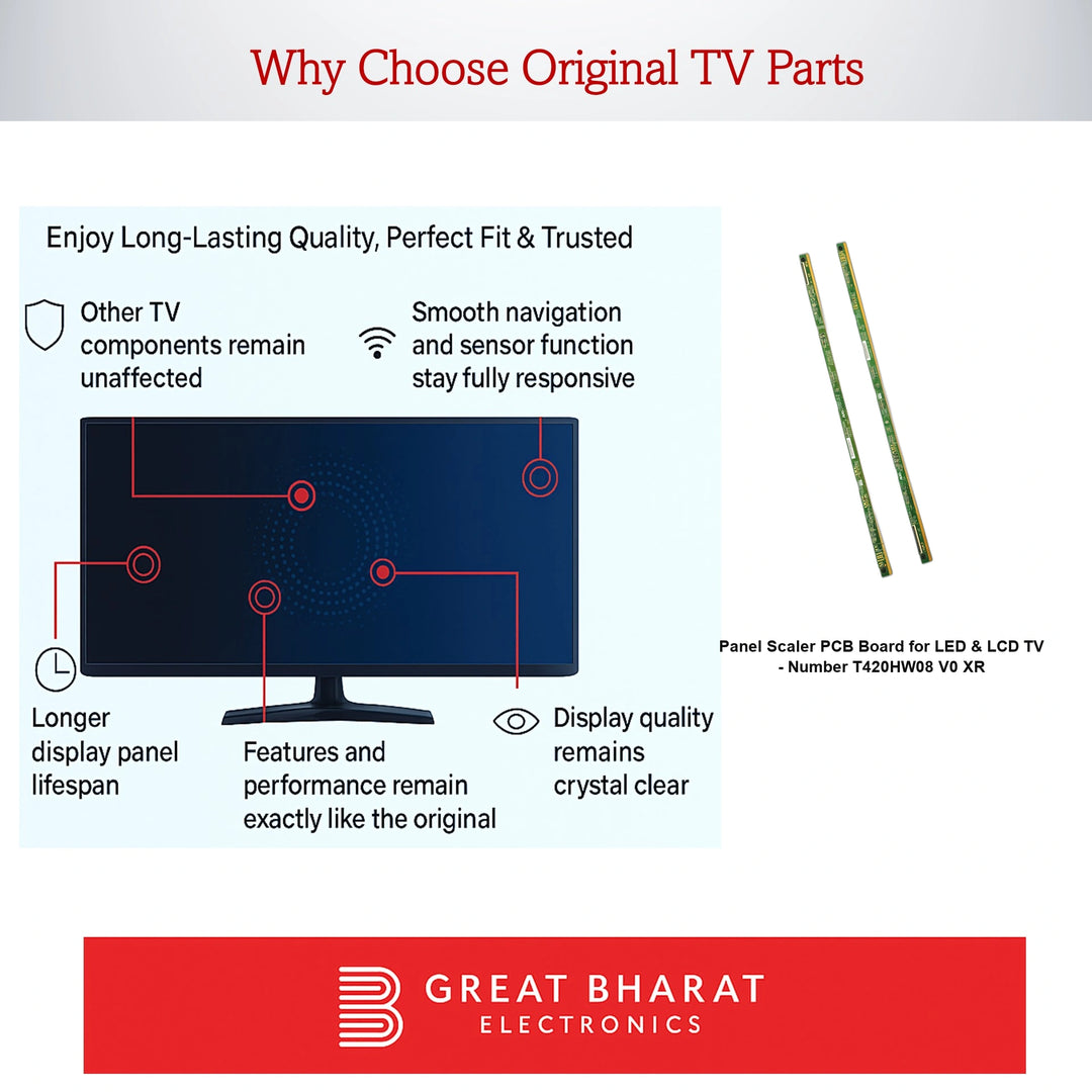 PCB Number T420HW08 V0 XR LED TV Panel PCB Board, LED TV Scaler PCB Board