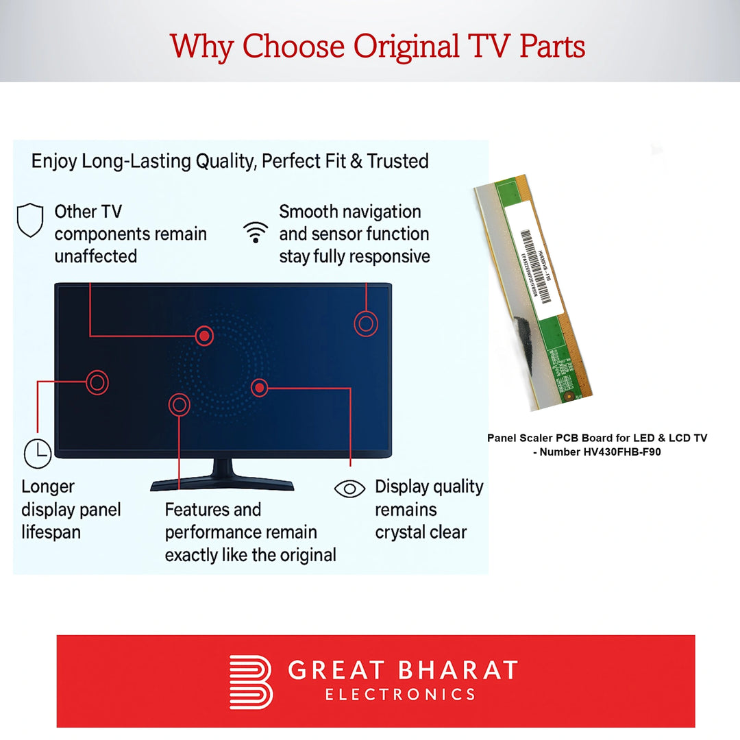 PCB Number HV430FHB-F90 LED TV Panel PCB Board, LED TV Scaler PCB Board