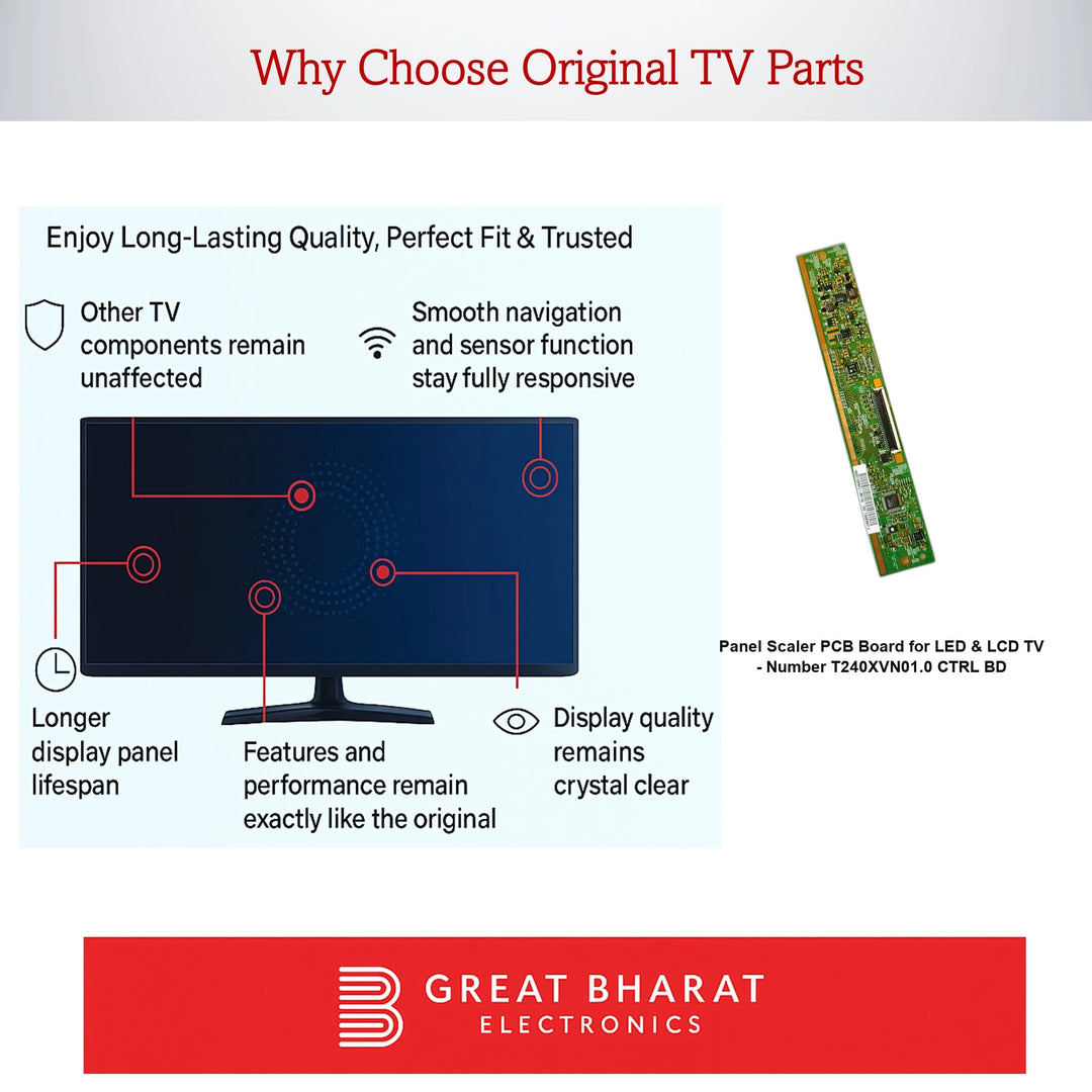 PCB Number T240XVN01.0 CTRL BD LED TV Panel PCB Board, LED TV Scaler PCB Board