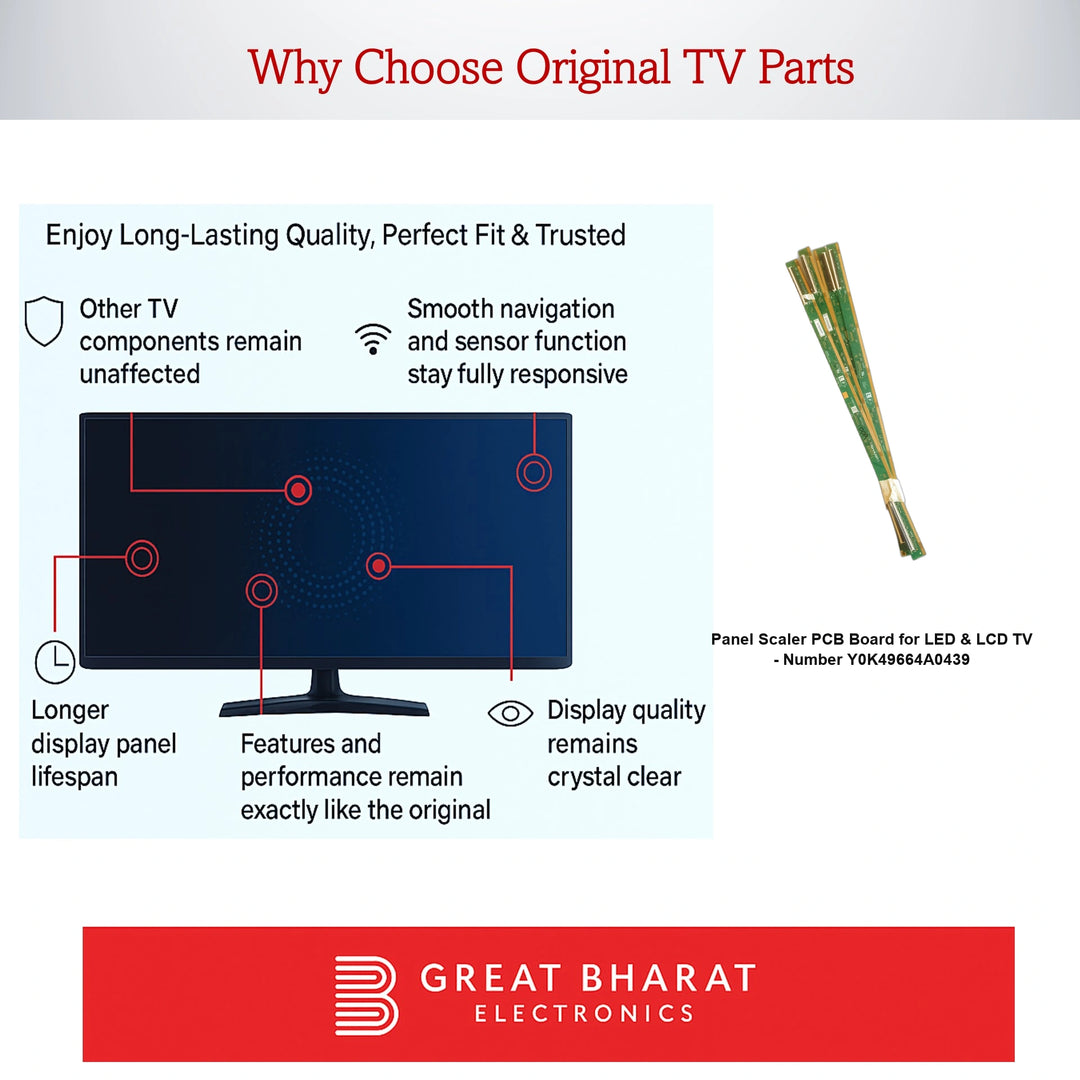LED/LCD TV Scaler PCB Board - PCB Y0K49664A0439