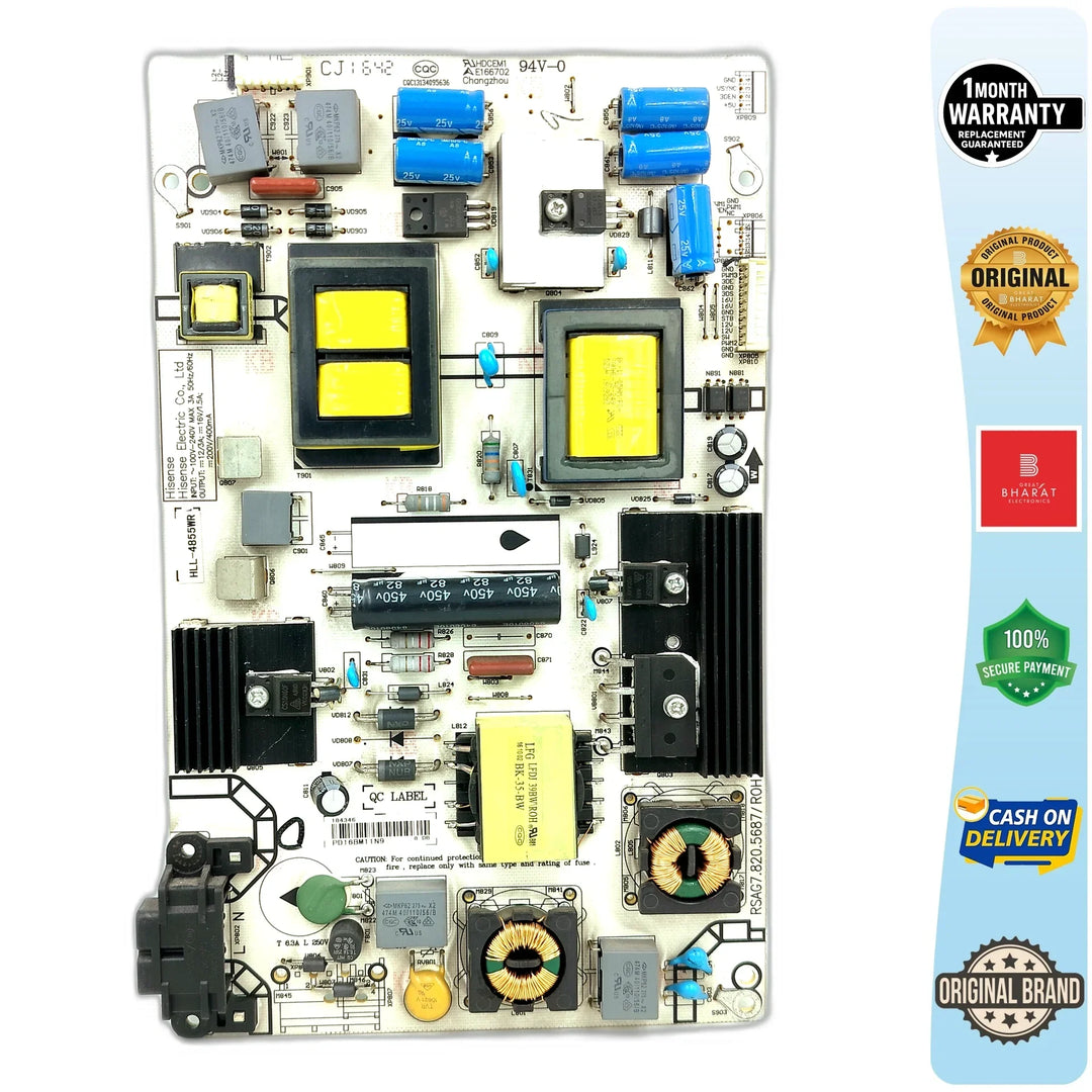 Hisense 43K300UW Power Supply Board – Hisense 43 Inch LED TV SMPS Replacement - Great Bharat Electronics