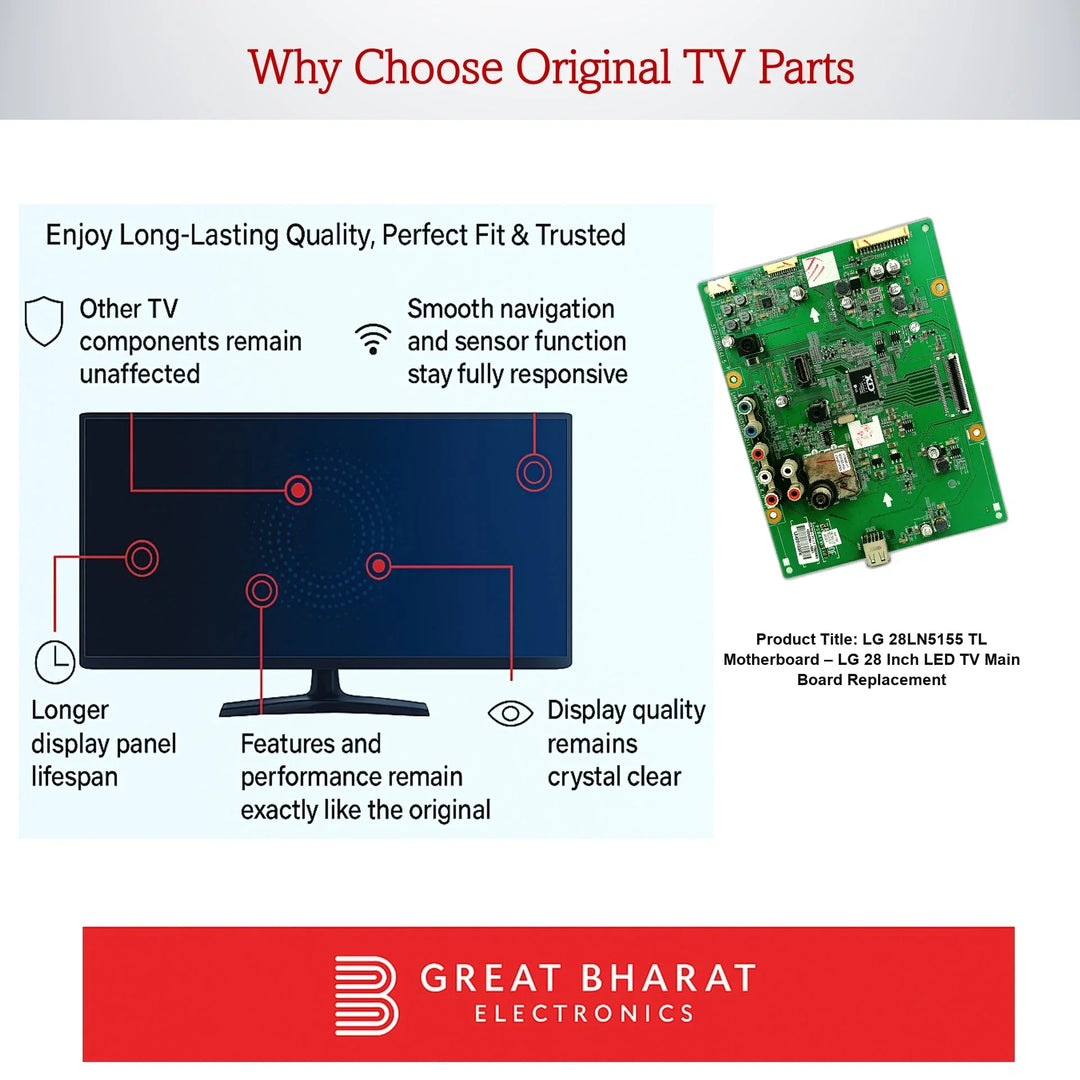 LG 28LN5155-TL Motherboard – LG 28 Inch LED TV Main Board Replacement - Great Bharat Electronics