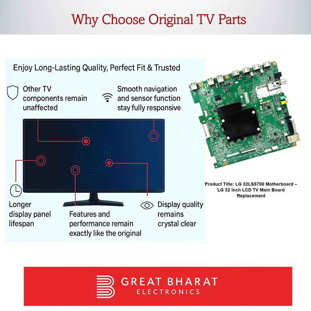 LG 32LS5700 Motherboard – LG 32 Inch LCD TV Main Board Replacement - Great Bharat Electronics