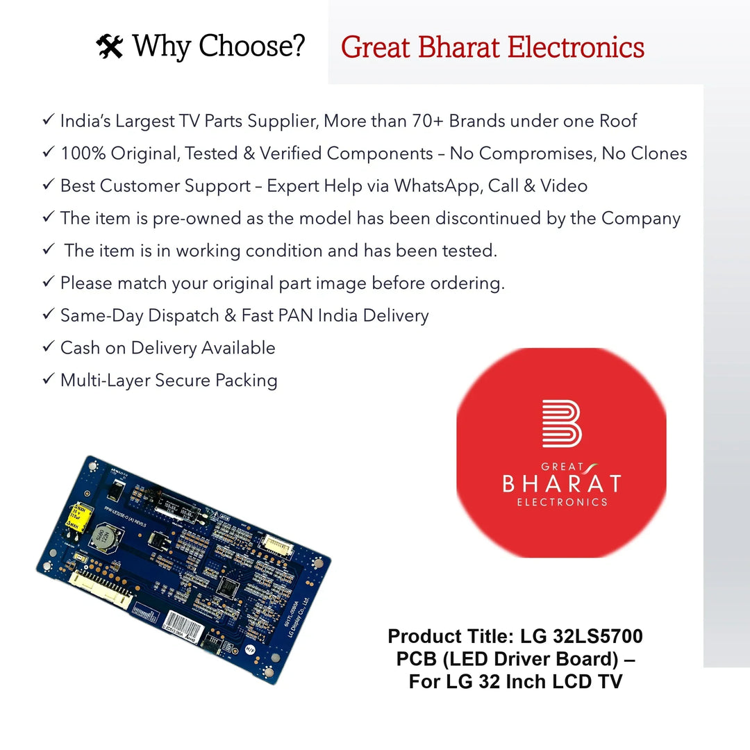 LG 32LS5700 PCB (LED Driver Board) – For LG 32 Inch LCD TV - Great Bharat Electronics