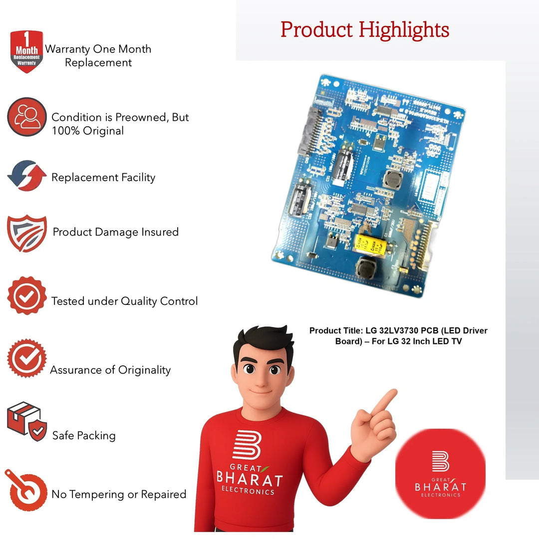 LG 32LV3730 PCB (LED Driver Board) – For LG 32 Inch LED TV - Great Bharat Electronics