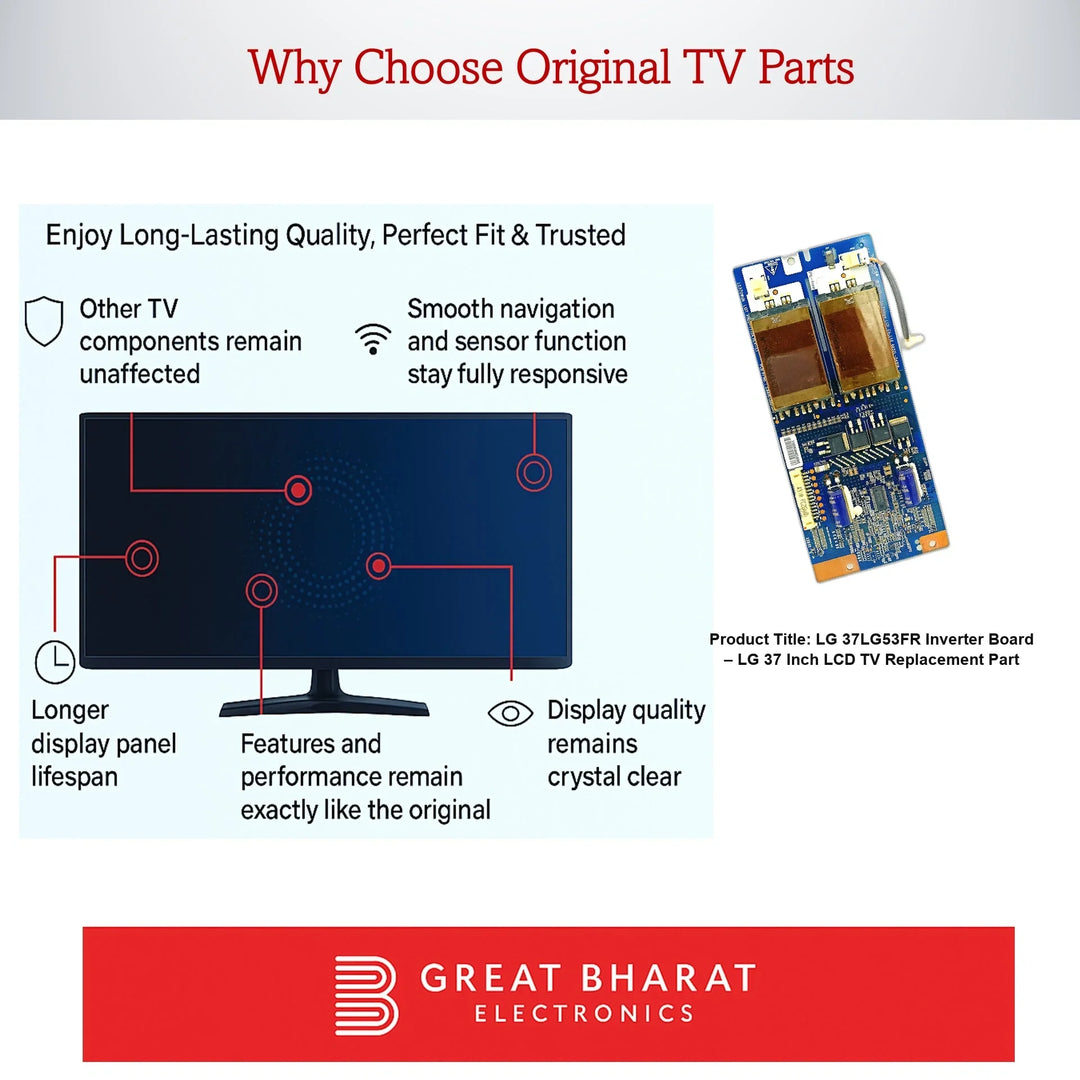 LG 37LG53FR Inverter Board β LG 37 Inch LCD TV Replacement Part - Great Bharat Electronics