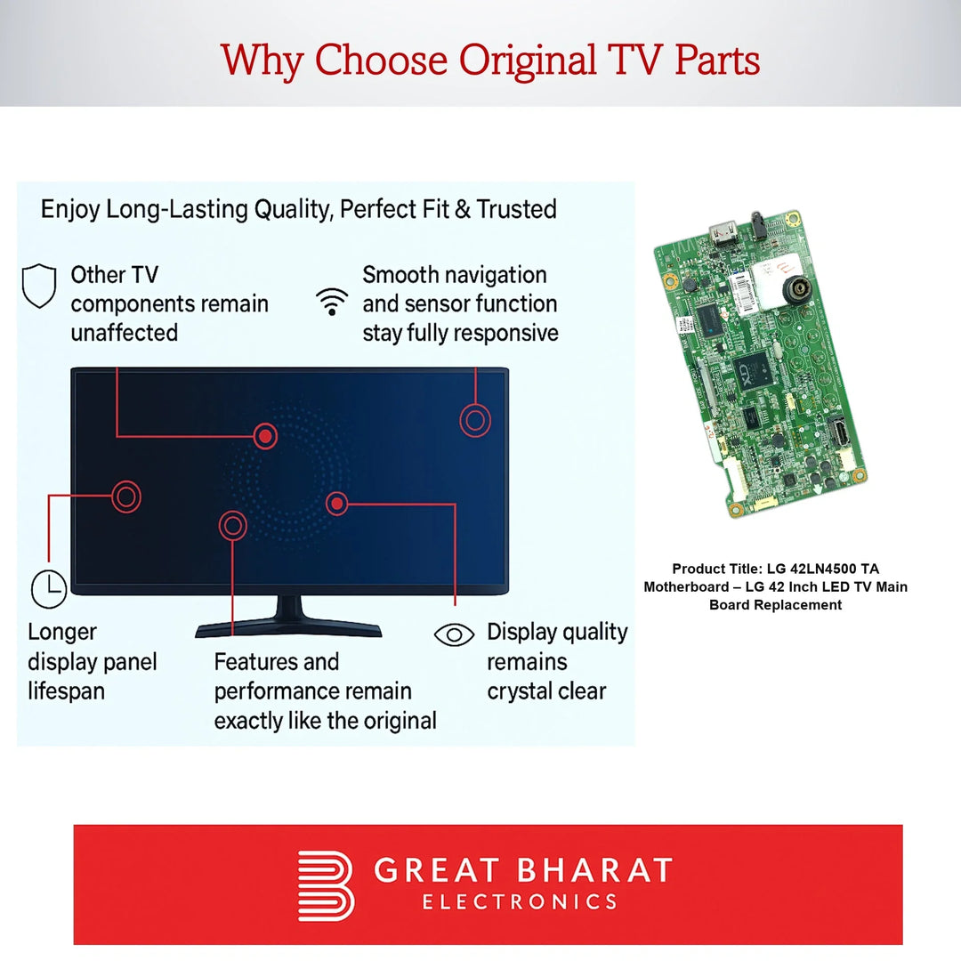 LG 42LN4500-TA Motherboard – LG 42 Inch LED TV Main Board Replacement - Great Bharat Electronics