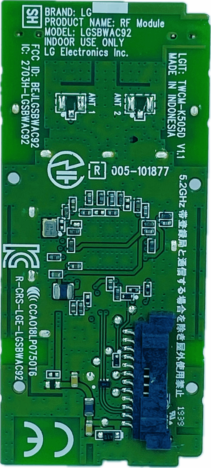 LG LED TV Wi-Fi Module β Model 32LM5768PTC - Great Bharat Electronics