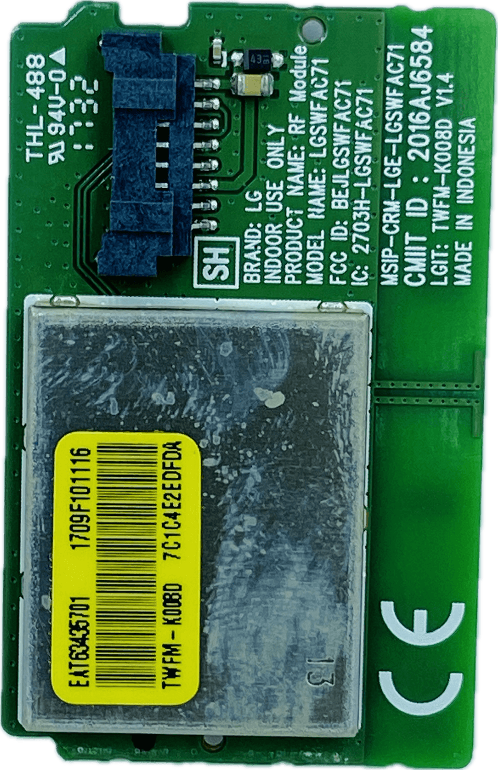 LG LED TV Wi-Fi Module β Model 43LJ554T-TA - Great Bharat Electronics