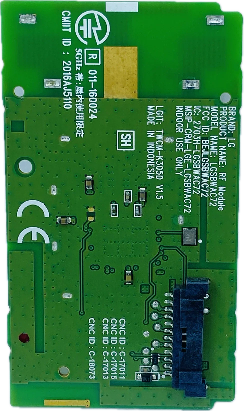 LG LED TV Wi-Fi Module for Model OLED55B7T-T - Great Bharat Electronics