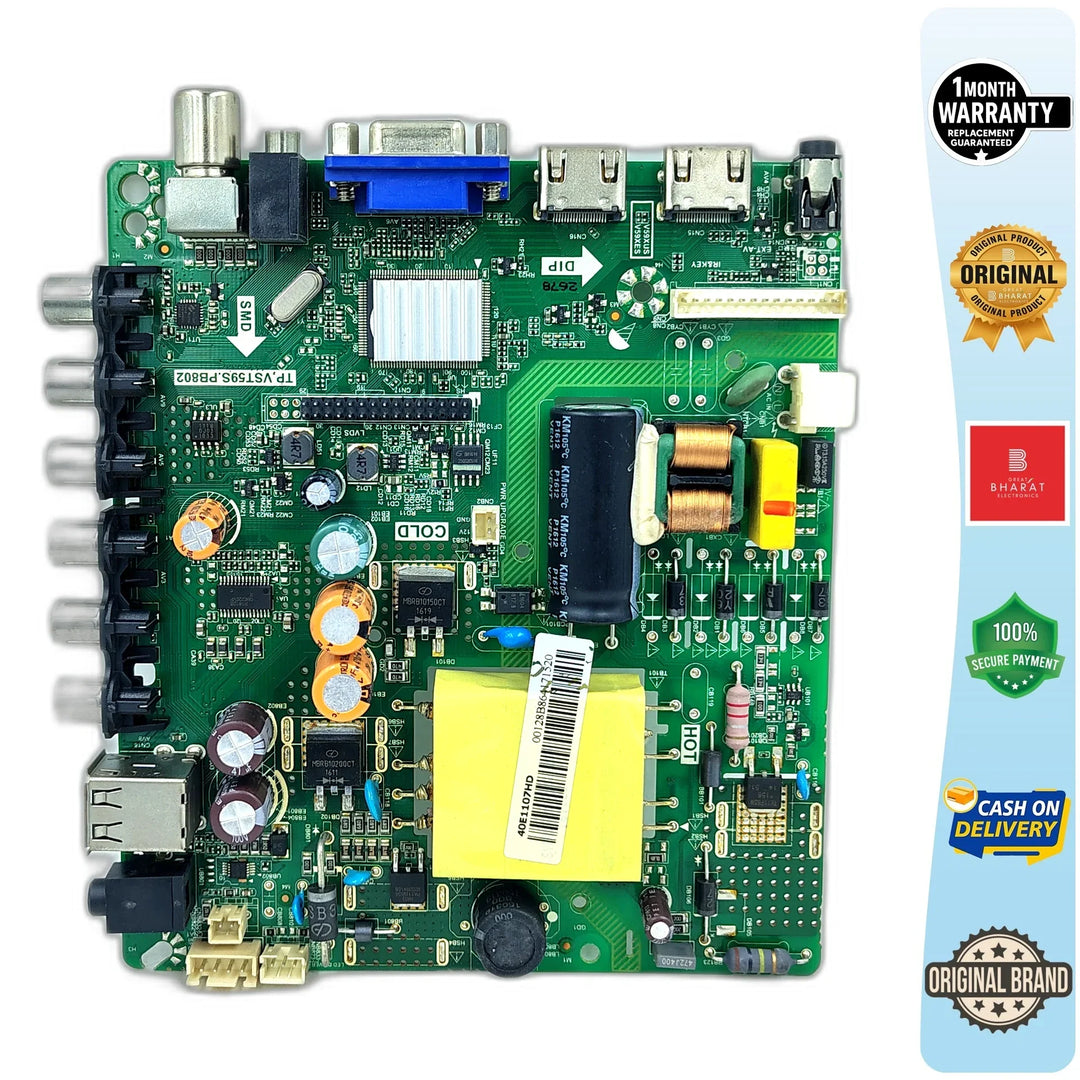 Micromax 40E1107HD Motherboard – Micromax 39 Inch LED TV Main Board Replacement - Great Bharat Electronics