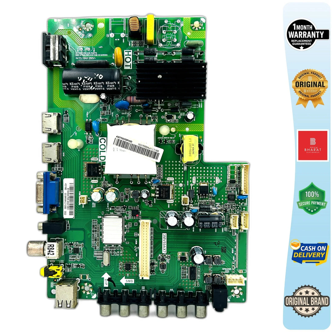 Micromax 43T7670FHD Motherboard – Micromax 43 Inch LED TV Main Board Replacement - Great Bharat Electronics