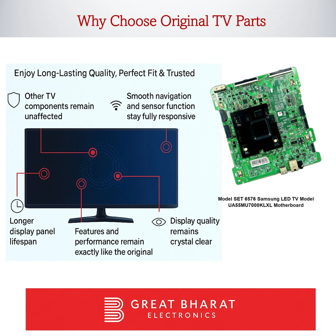 Model UA55MU7000KLXL Samsung LED TV Motherboard