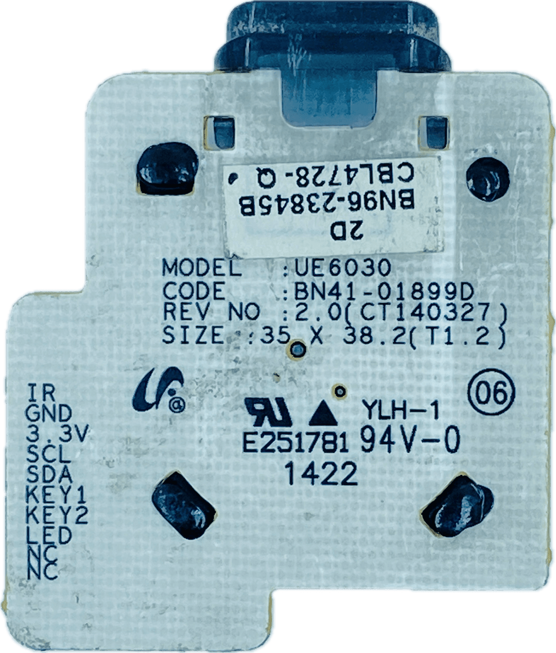 Samsung LED TV IR Sensor β Model UA32EH4003 - Great Bharat Electronics