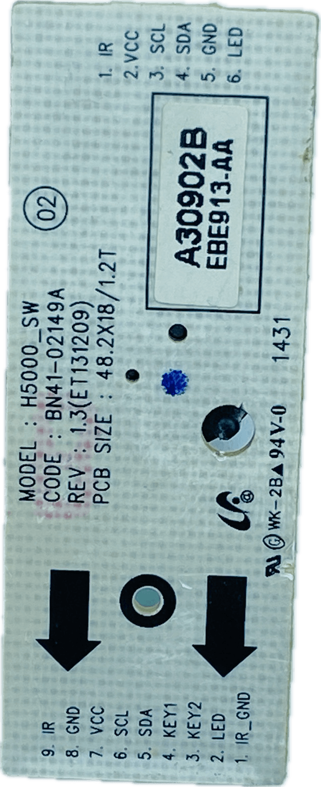 Samsung LED TV IR Sensor β Model UA32H5100AK - Great Bharat Electronics