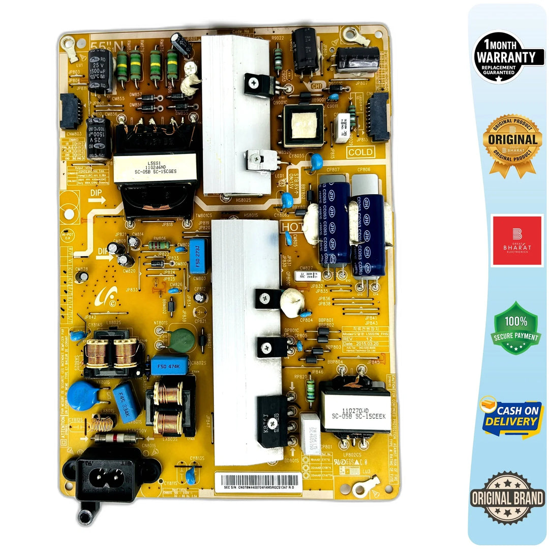 Samsung UA55J5300AR Power Supply Board – Samsung 55 Inch LED TV SMPS Replacement - Great Bharat Electronics
