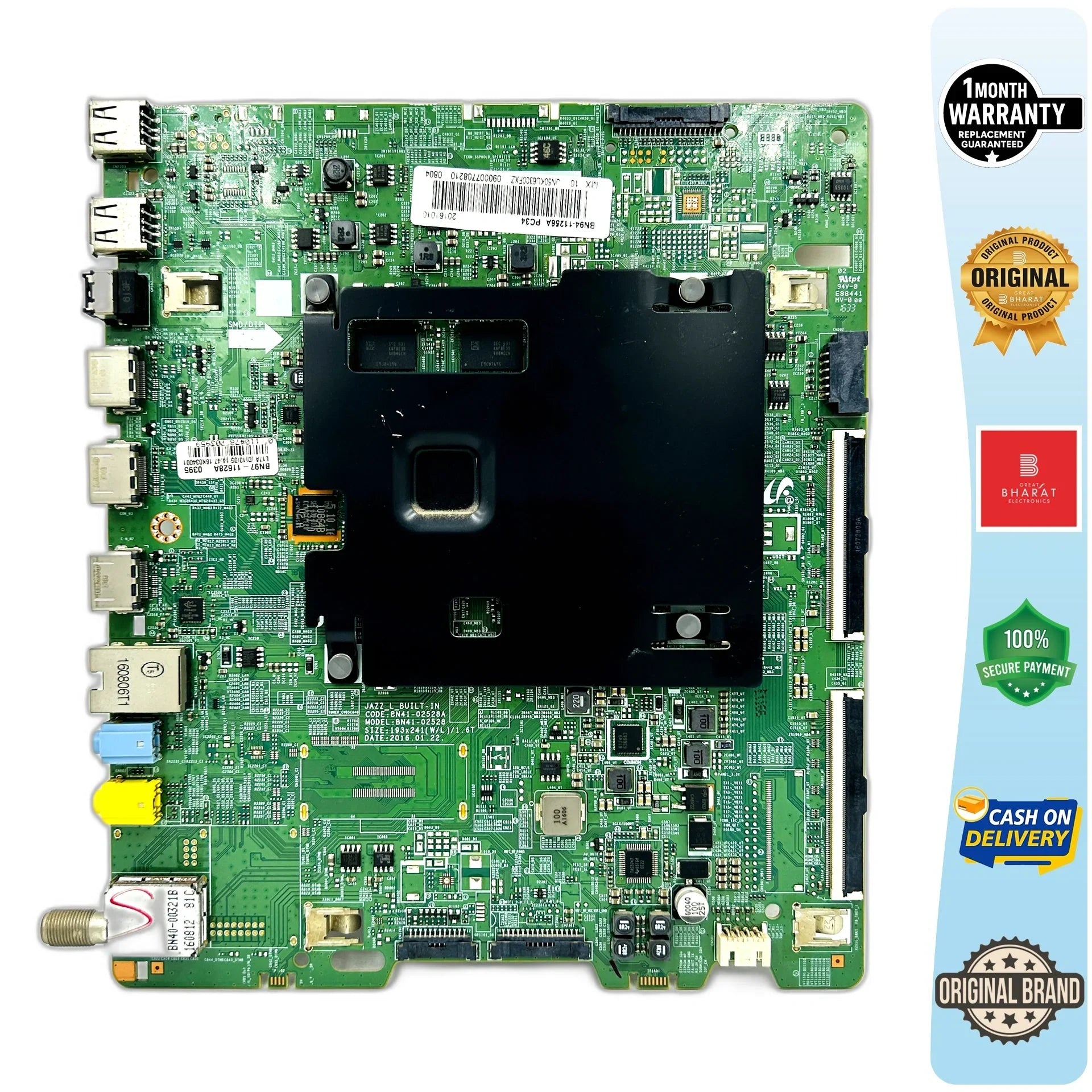 Samsung 50 Inch LED TV Motherboard for Model UN50KU6300F Samsung 50 Inch LED TV Motherboard for Model UN50KU6300F