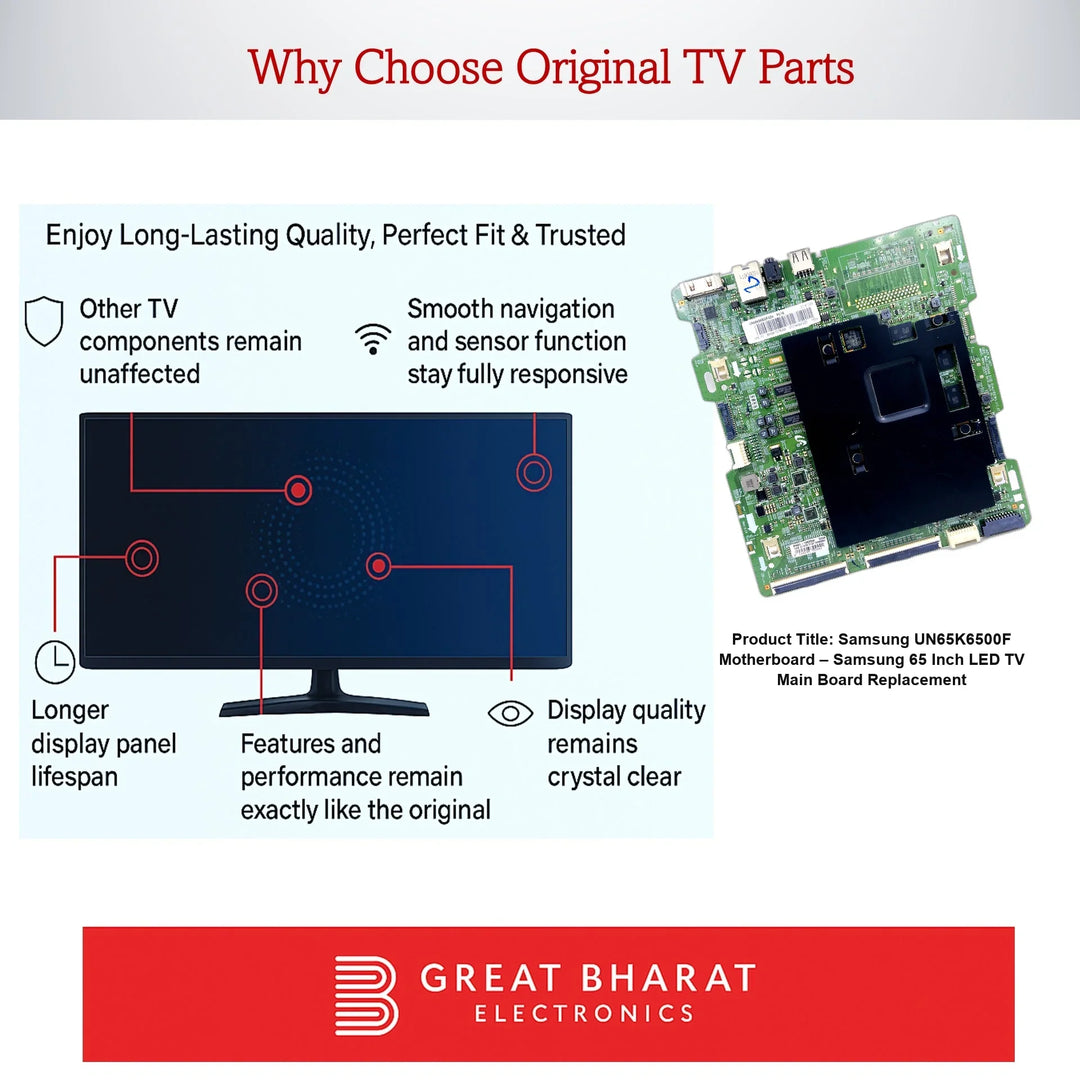 Samsung UN65K6500F Motherboard – Samsung 65 Inch LED TV Main Board Replacement - Great Bharat Electronics