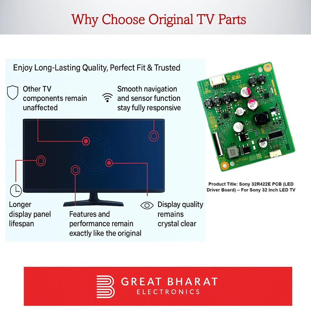 Sony 32R422E PCB (LED Driver Board) – For Sony 32 Inch LED TV - Great Bharat Electronics