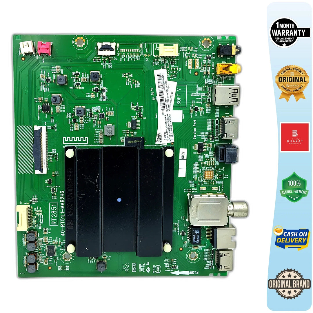 TCL 43P8E Motherboard – TCL 43 Inch LED TV Main Board Replacement - Great Bharat Electronics