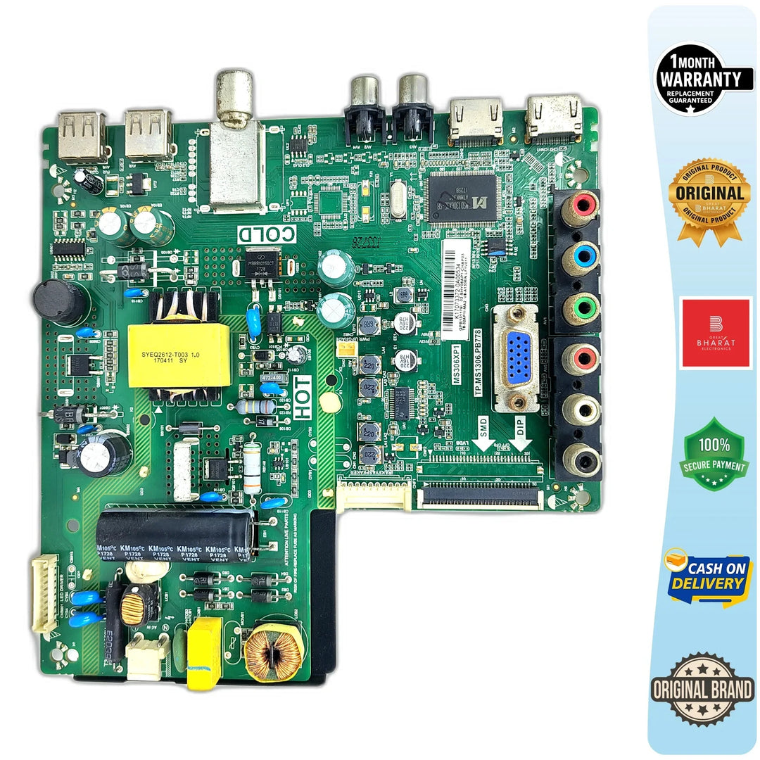 TCL L32D2900 Motherboard – TCL 32 Inch LED TV Main Board Replacement - Great Bharat Electronics
