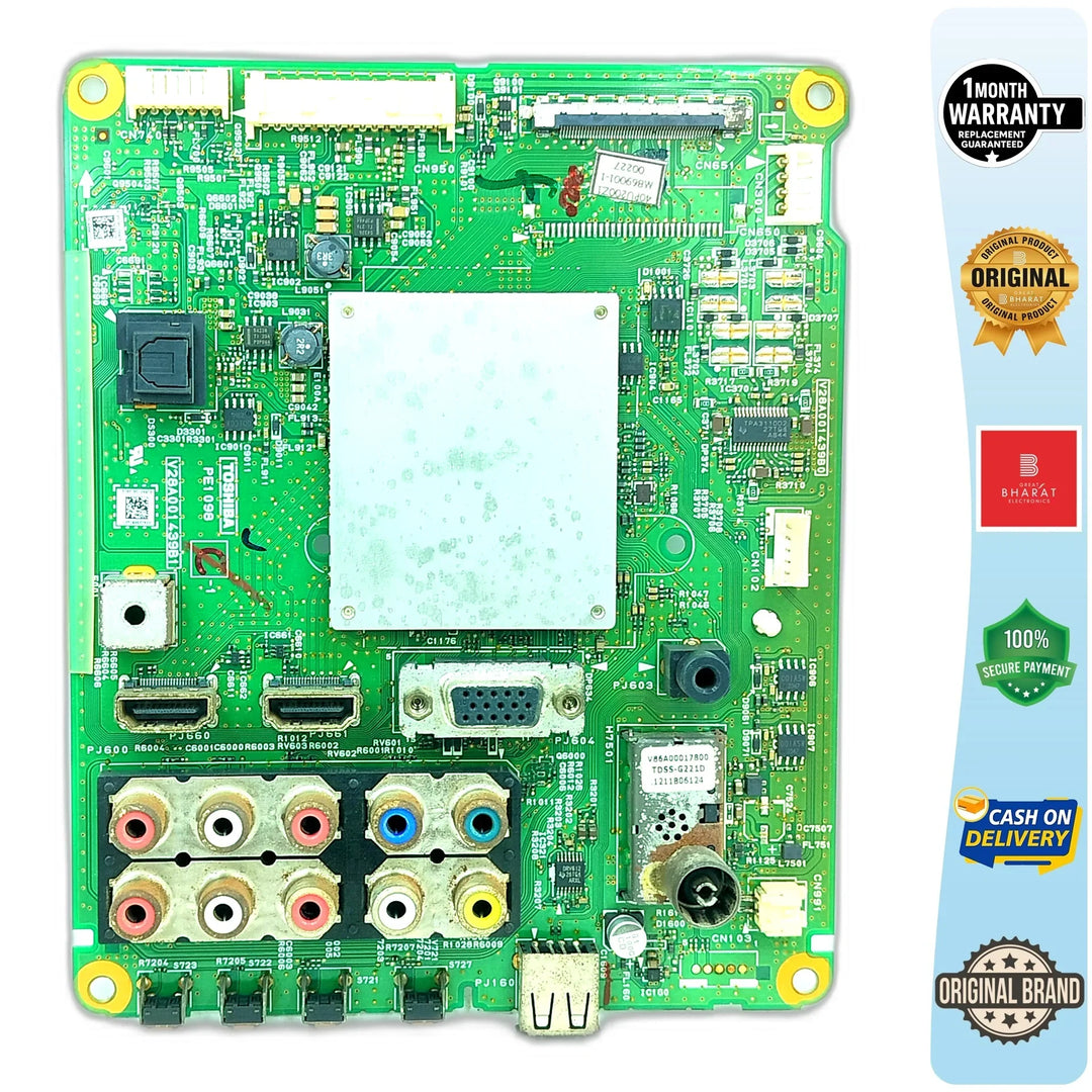 Toshiba TOSHIBA-40NM Motherboard – Toshiba 40 Inch LED TV Main Board Replacement - Great Bharat Electronics