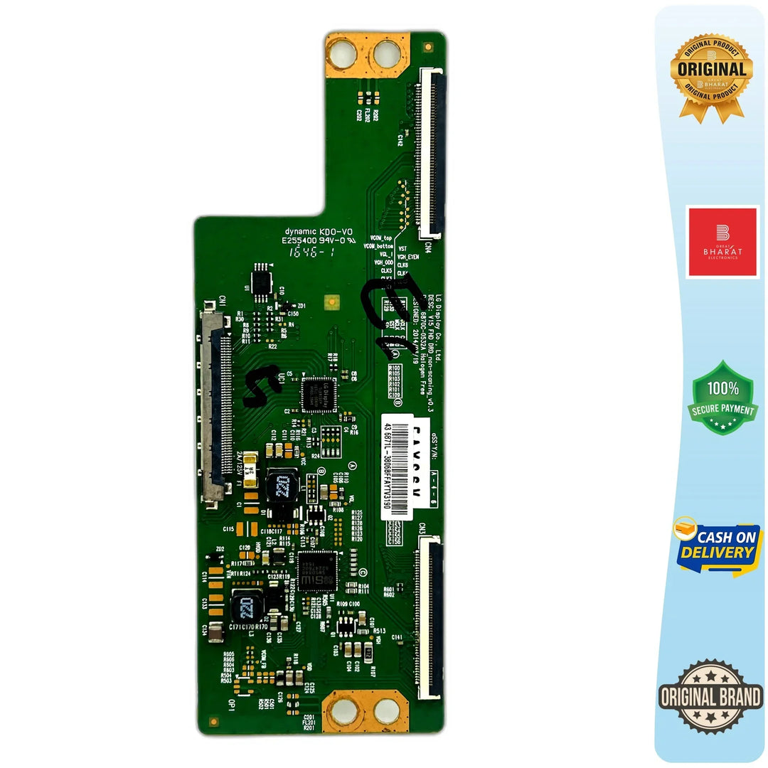 VU 50D6535 T-Con Board β VU 50 Inch LED TV Replacement Part - Great Bharat Electronics