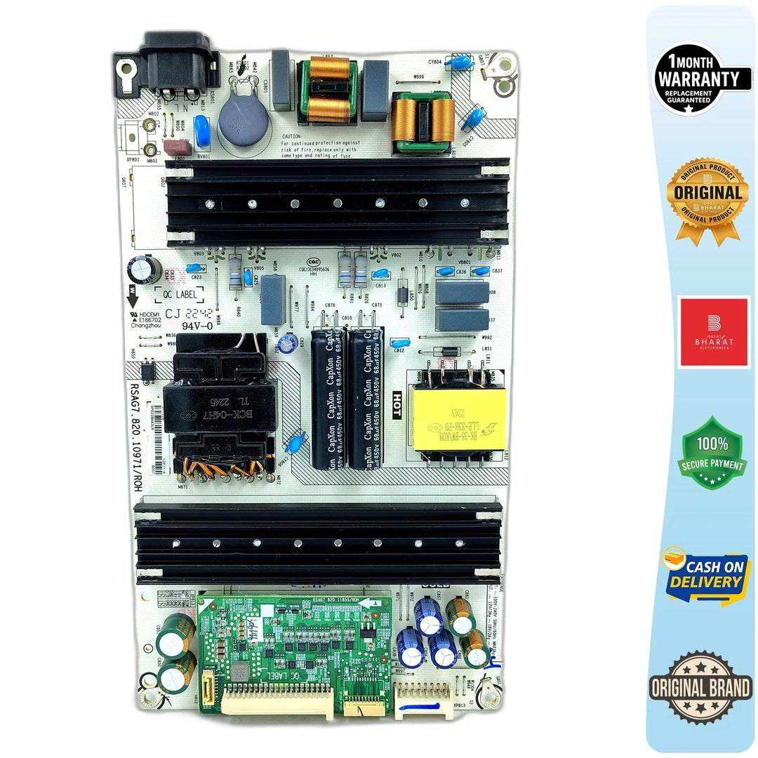 VU 55QMP Power Supply Board – VU 55 Inch LED TV SMPS Replacement - Great Bharat Electronics