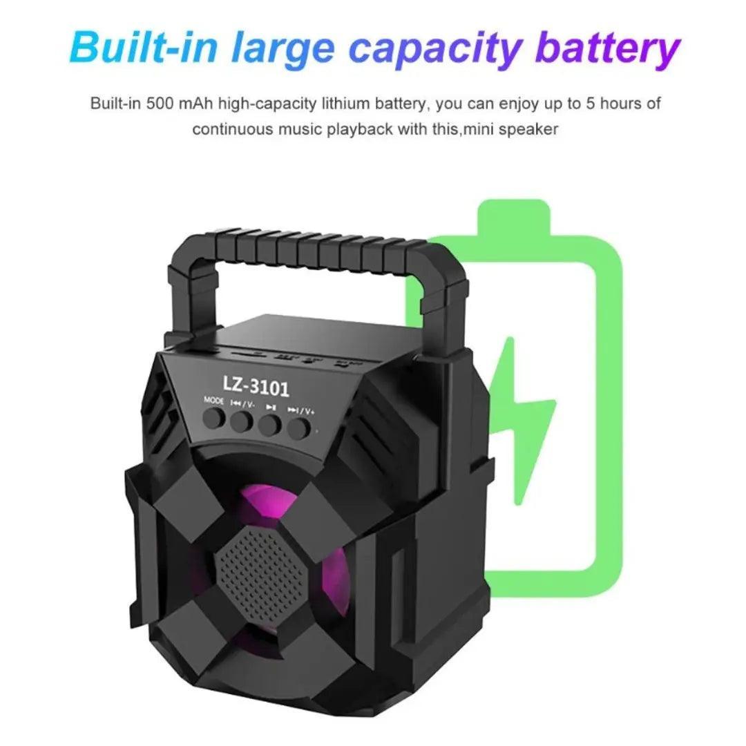 GBE Bluetooth Speaker with Light - Great Bharat Electronics