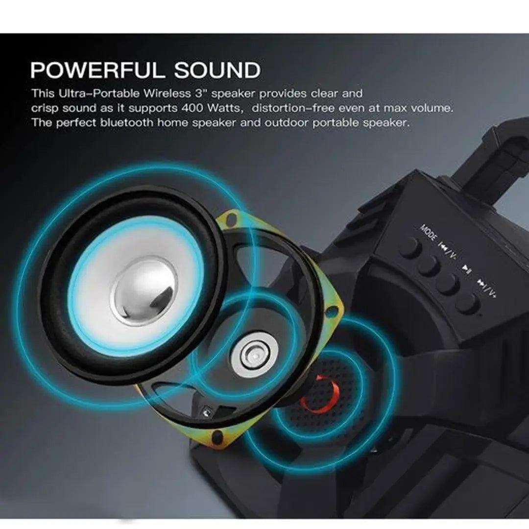 GBE Bluetooth Speaker with Light - Great Bharat Electronics