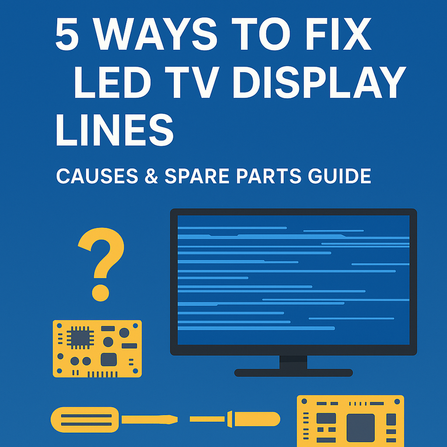 Led Line Errors 5 Ways to Fix LED TV Display Lines – Causes & Spare Parts Guide