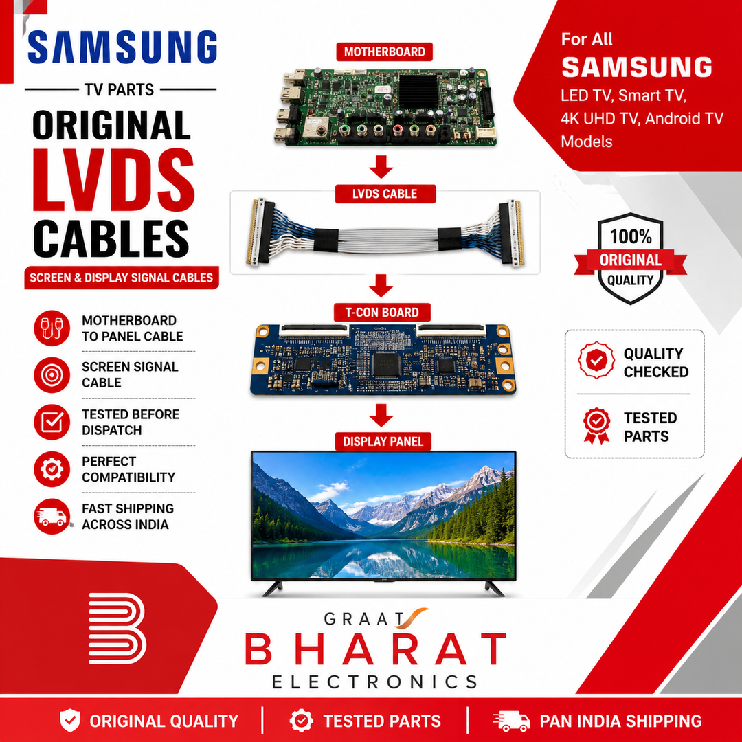 Samsung TV LVDS Cables | Samsung Screen & Display Cables - Great Bharat Electronics