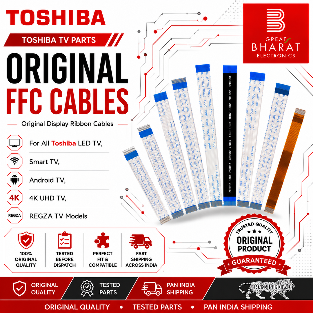 Toshiba TV FFC Cables | Toshiba Display Ribbon Cables India - Great Bharat Electronics