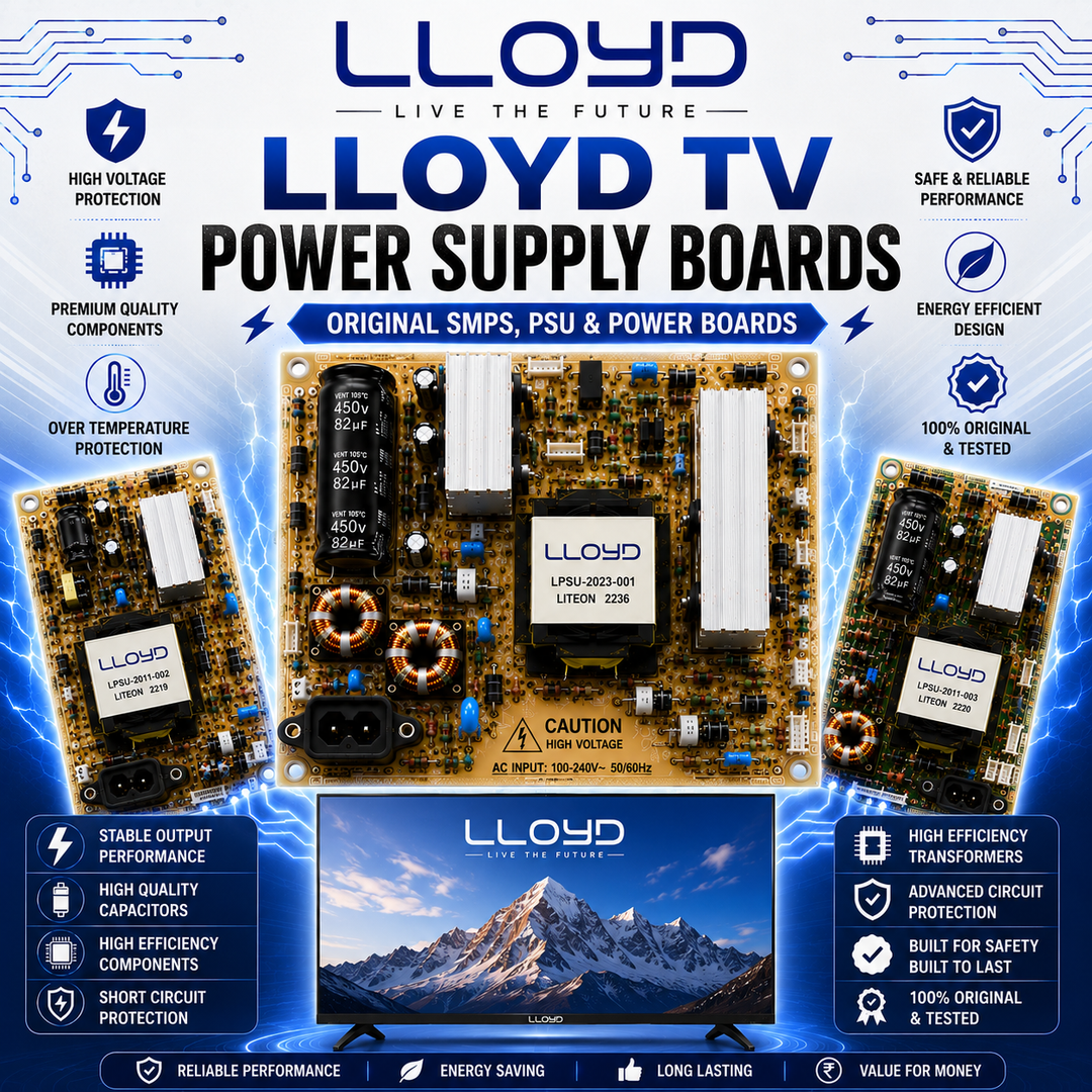 Lloyd TV Power Supply Boards - Great Bharat Electronics