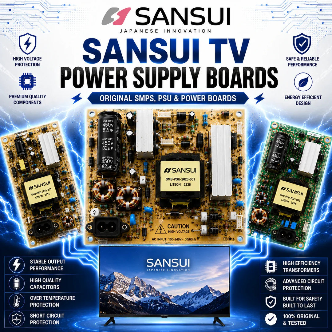 Sansui TV Power Supply Boards - Great Bharat Electronics