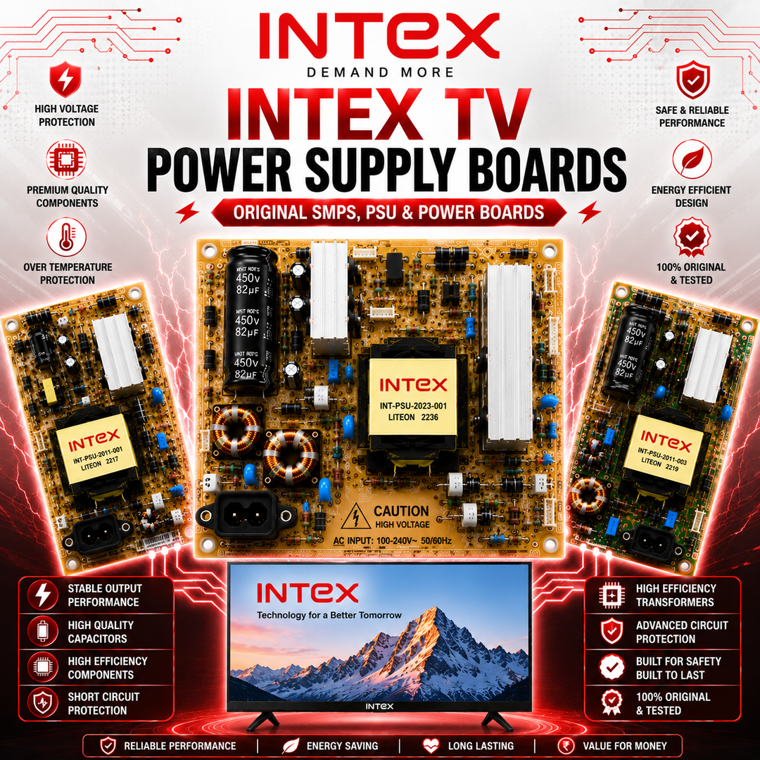 Intex TV Power Supply Boards - Great Bharat Electronics