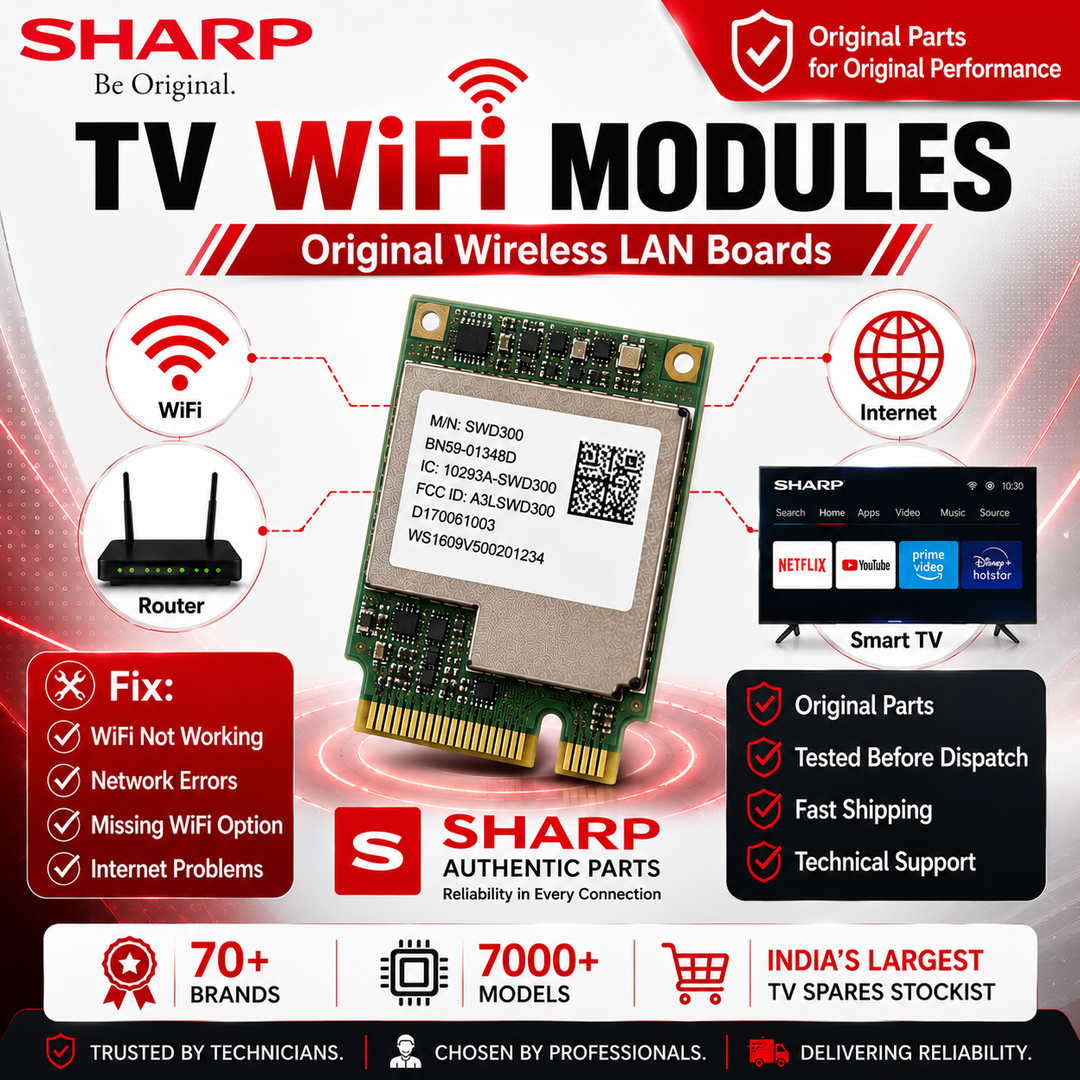Sharp TV WiFi Module | Original Wireless LAN Modules - Great Bharat Electronics