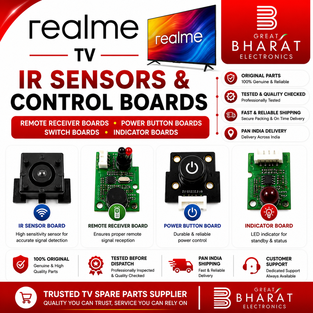 Realme TV IR Sensors | Realme Remote Receiver & Power Button Boards - Great Bharat Electronics
