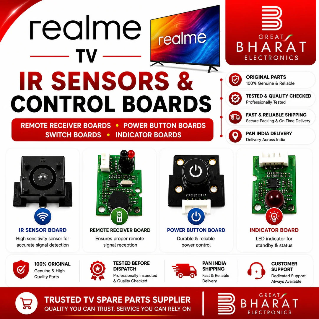 Realme TV IR Sensors | Realme Remote Receiver & Power Button Boards - Great Bharat Electronics