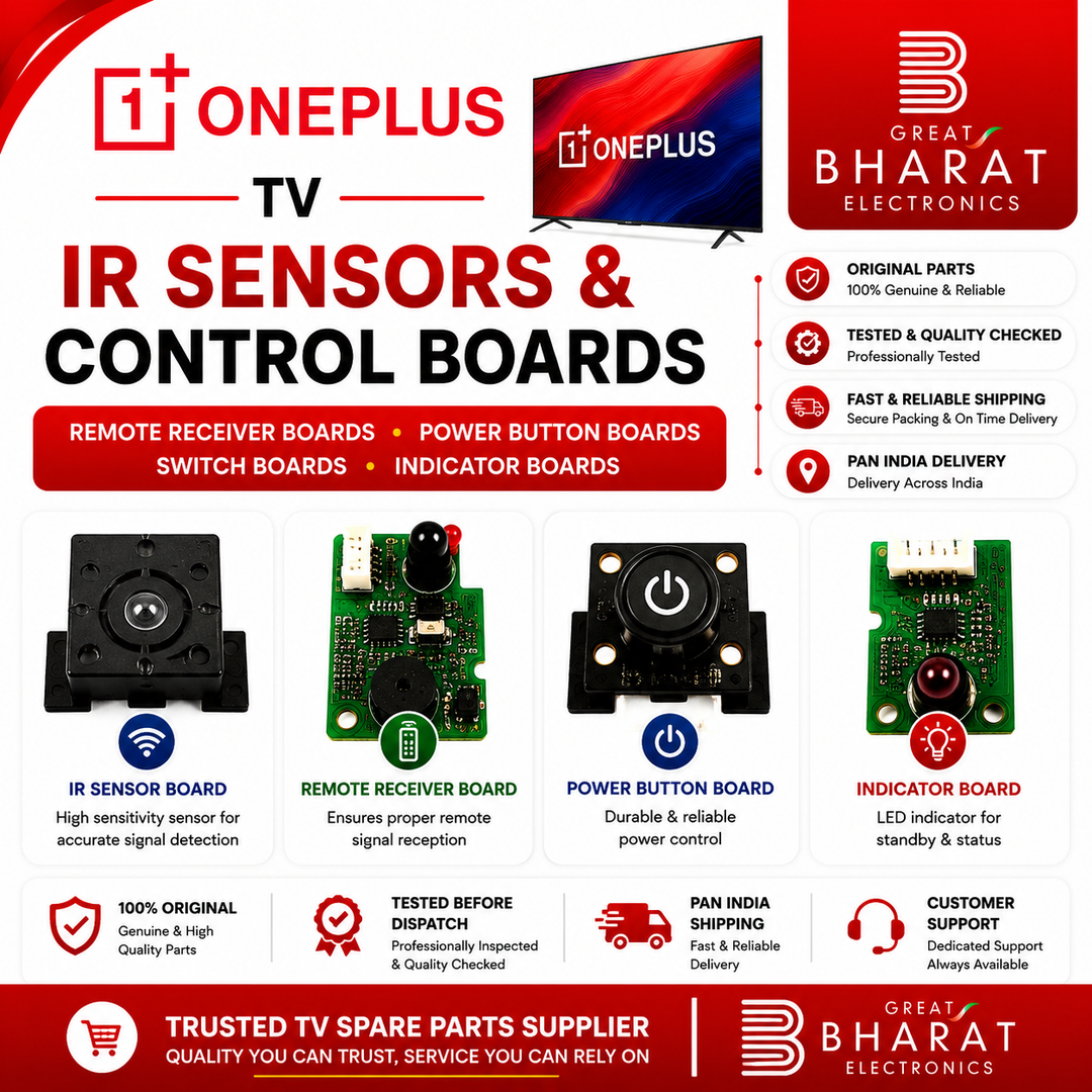 OnePlus TV IR Sensors | OnePlus Remote Receiver & Power Button Boards - Great Bharat Electronics