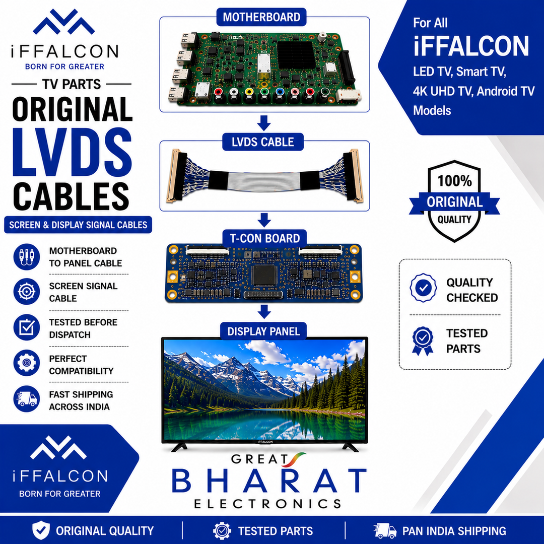 iFFALCON TV LVDS Cables | iFFALCON Screen & Display Cables - Great Bharat Electronics