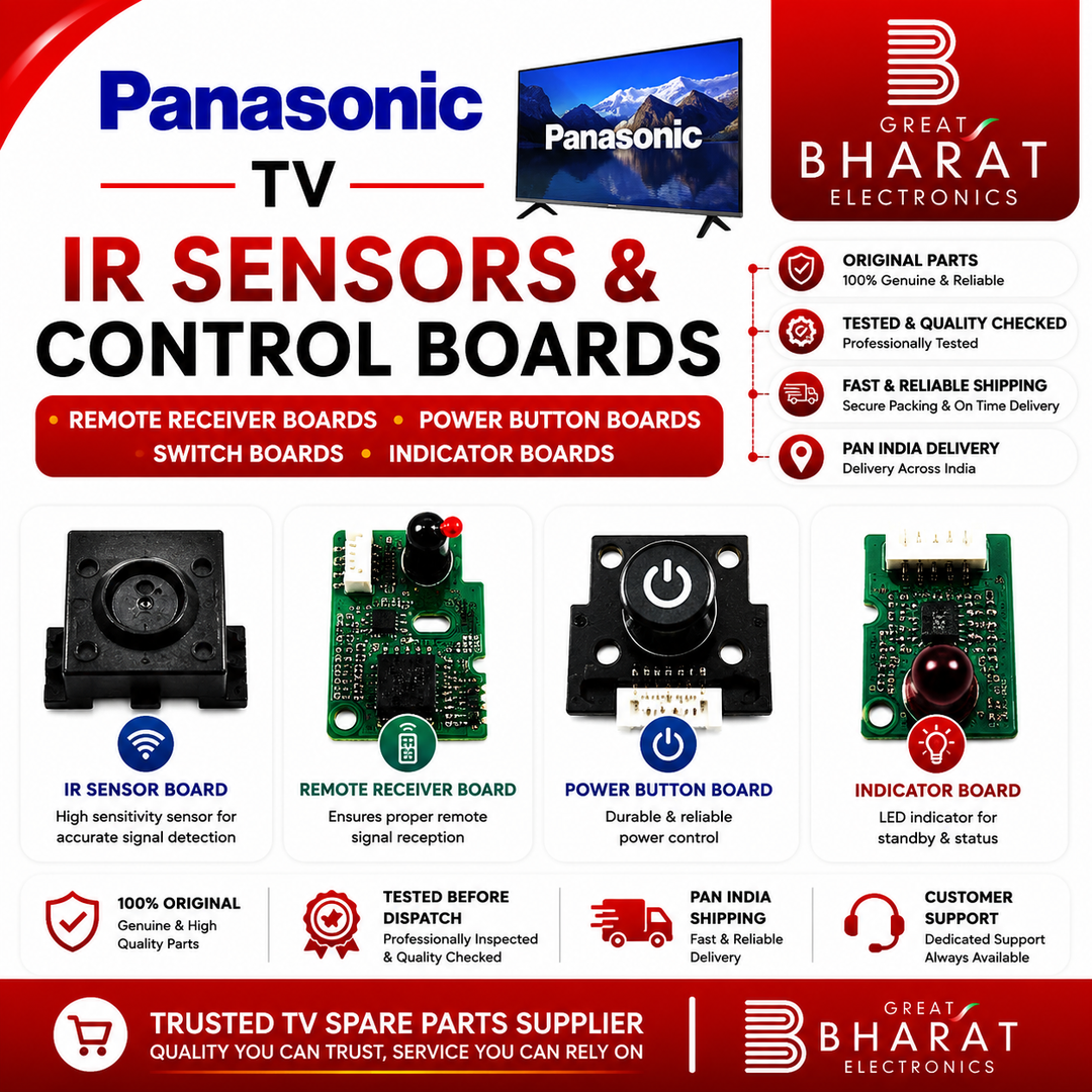Panasonic TV IR Sensors | Panasonic Remote Receiver & Power Button Boards - Great Bharat Electronics