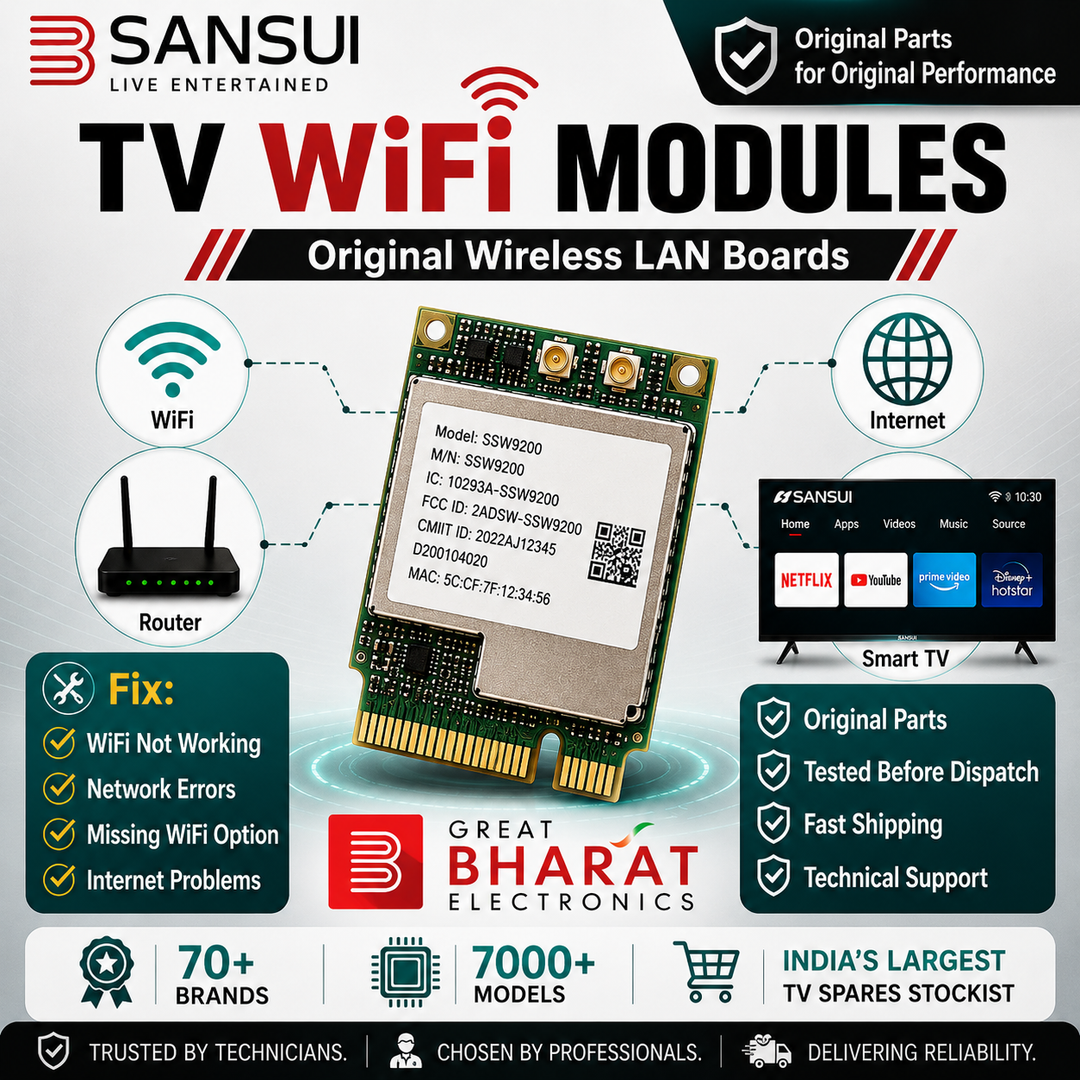 Sansui TV WiFi Module | Original Wireless LAN Modules - Great Bharat Electronics