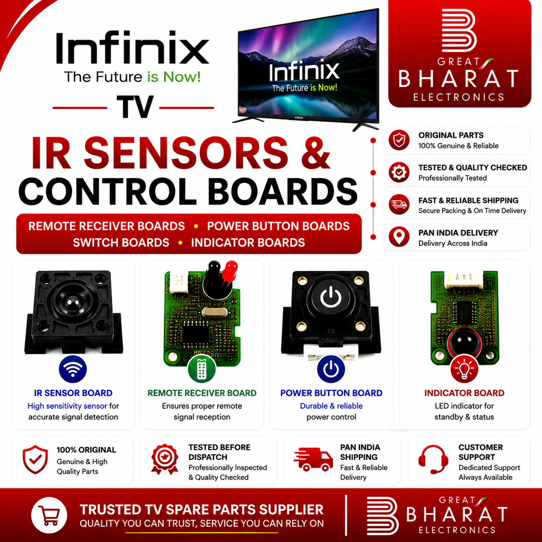 Infinix TV IR Sensors | Infinix Remote Receiver & Power Button Boards - Great Bharat Electronics