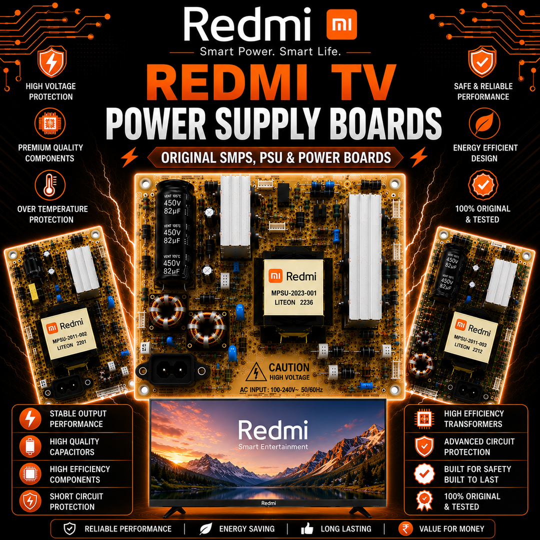 Redmi TV Power Supply Boards - Great Bharat Electronics
